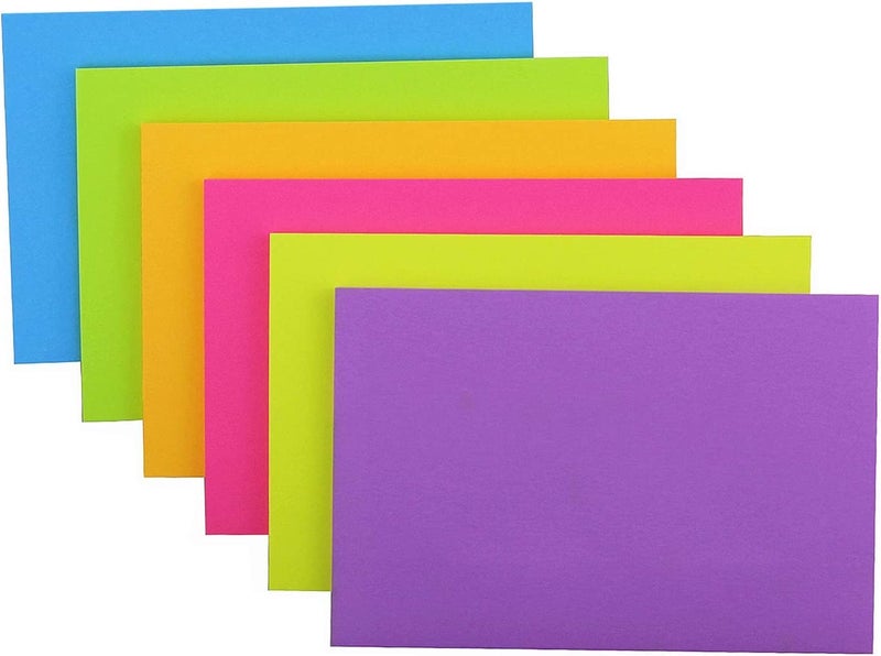 MeRaYo Sticky Notes and Sticky Notes Set Pad Big Size 4x6, to do List for School, Office Supplies, Desk Accessories (6 Pads) (45 Sheets/Pad) - Image 2