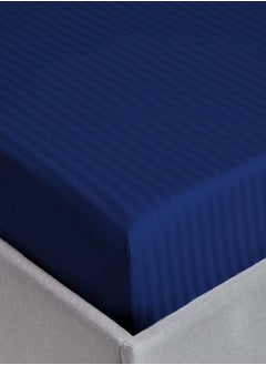 MAXQON 2-Set Fitted Bed Sheets +  Pillow Covers, King/Queen/Double/Single Sizes, Color Blue  - Image 3