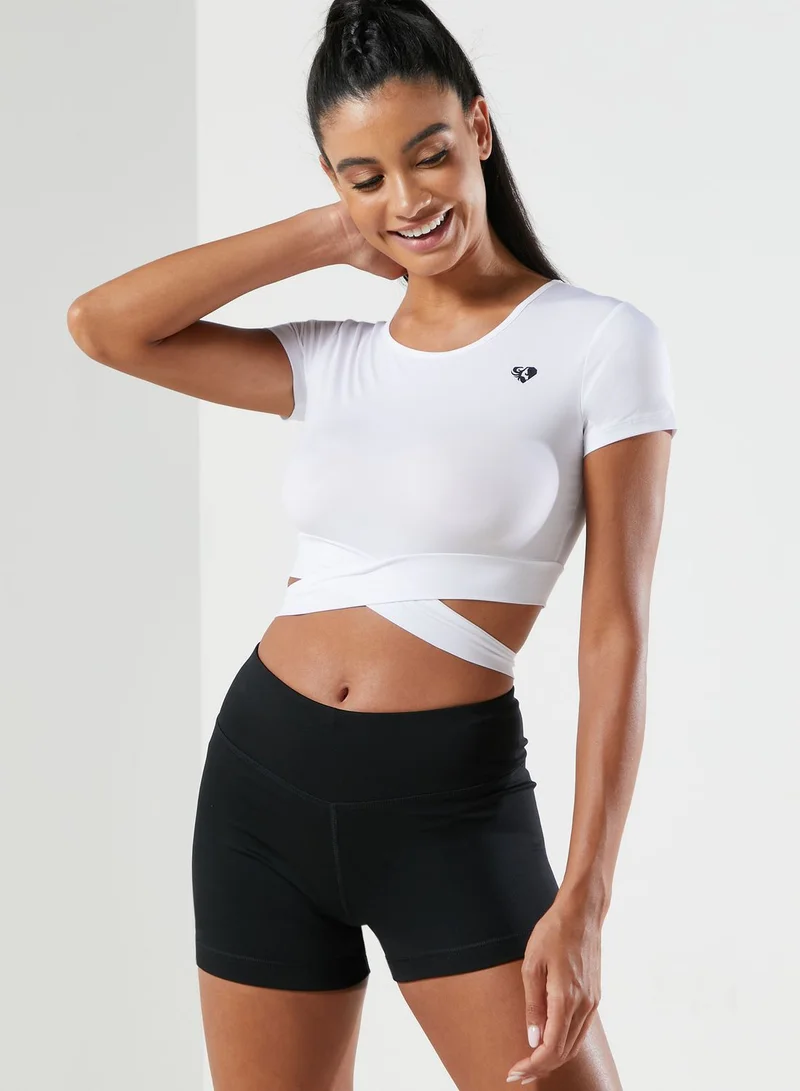 Womens Best True Tie Cropped Tank