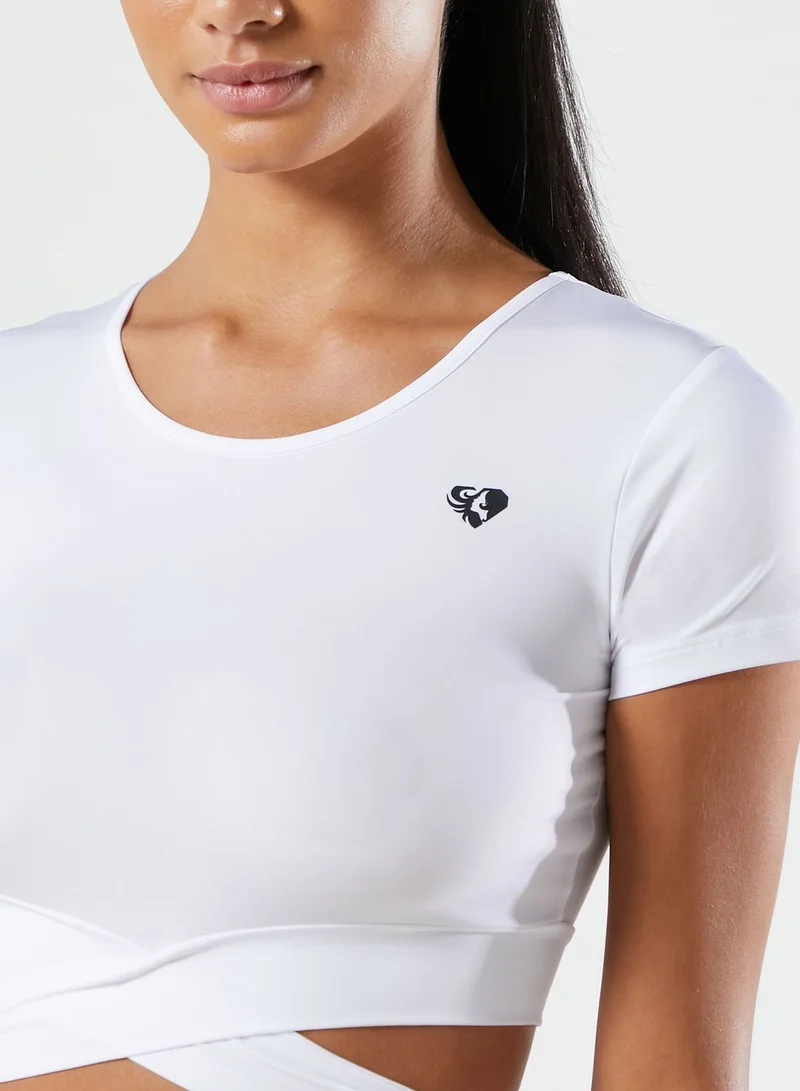 Womens Best True Tie Cropped Tank