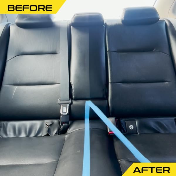 Formula 1 Leather Cleaner and Conditioner Liquid - Versatile Auto Interior Cleaner Treats All Leather, Vinyl, Rubber & Plastic Surfaces - with UV Protection & Spill Resistance (8 oz) - Image 4