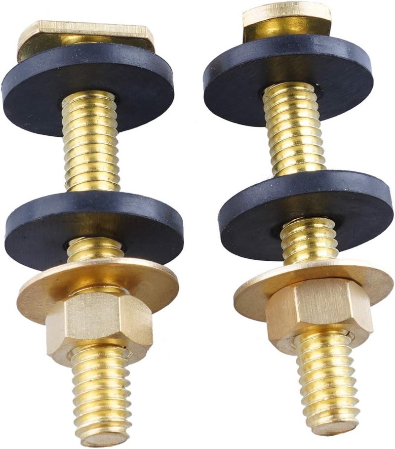 Hibbent Toilet Wax Ring Kit, Toilet Bowl Wax Ring with Brass Closet Bolts, Bolt Caps, PE Flange and Extra Retainers, Thick Wax Ring Gasket for Toilet Bowl- Gas, Odor and Watertight Seal - Image 5