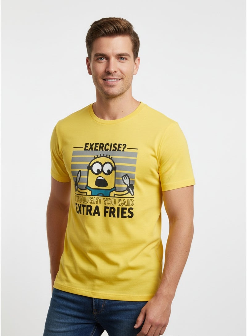 Minions تي شيرت رجال مينيون ر/ن س/س فز - Image 2