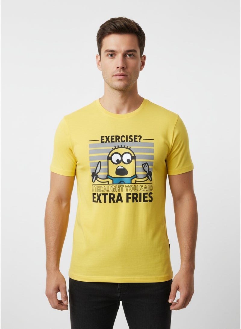 Minions تي شيرت رجال مينيون ر/ن س/س فز - Image 1