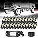 icicar 25 Pods 6500k White Rock Lights IP68 Waterproof 36 LEDs SMD Chips Underglow Kit for Truck Pickup SUV UTV ATV RZR Car Boats - Image 2
