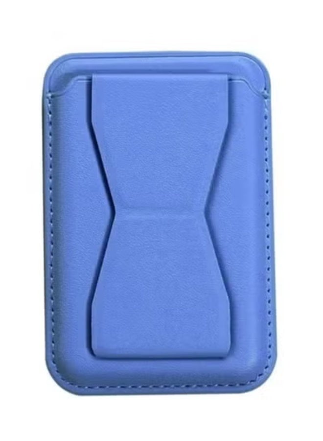 TIGER MagSafe Leather Bracket Clip Stand Card Holder – Slim Magnetic Wallet with Durable Leather Finish for MagSafe-Enabled Phones | Multi-Functional Card Slot & Adjustable Kickstand | Sleek, Pocket-Friendly Phone Grip & Stand for Everyday Use - Image 2