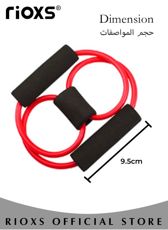 AB Wheel Roller Kit,6-In-1 Abdominal Muscle Training Rollers Kit- Wheel Roller,Knee Mat,Push-Up Bars,Handle Grips,Skipping Ropes,8 Shaped Exercise Cord,Portable Core Strength Home Gym Exercise Workout Equipment