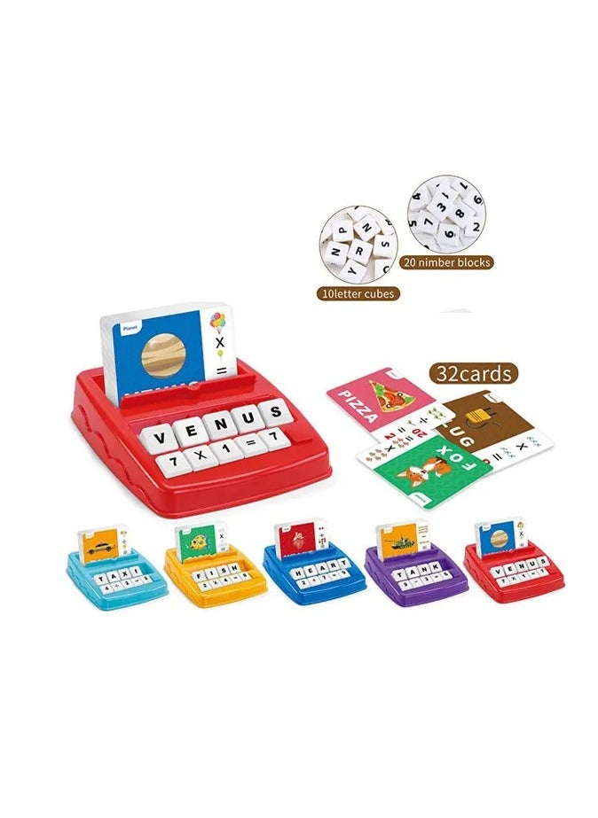 TOY GARDEN 2-in-1 Educational Learning Game Set for Kids: Spelling, Letter Recognition, and Vocabulary Building Activity Toy for Ages 3+  - Image 2