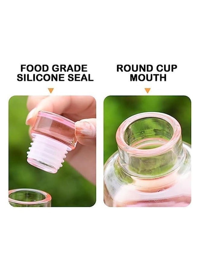 500Ml Water Cup With Time Marker, Portable Transparent Drink Bottle Large Capacity Sports Water Bottles (Transparent White) - Image 4