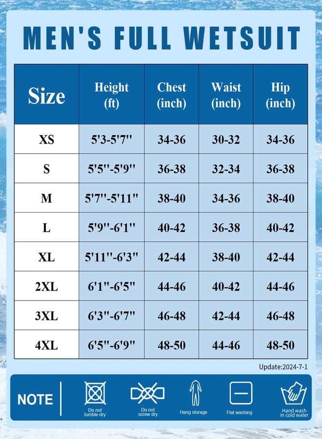 Seaskin Wetsuits for Mens 2mm Front Zip Full Body Diving Suits - Image 2