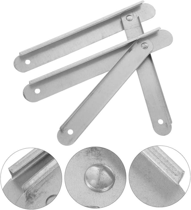 Heavy Duty Aluminum Alloy Step Ladder Hinges Replacement Accessory 2 Pack - Image 3