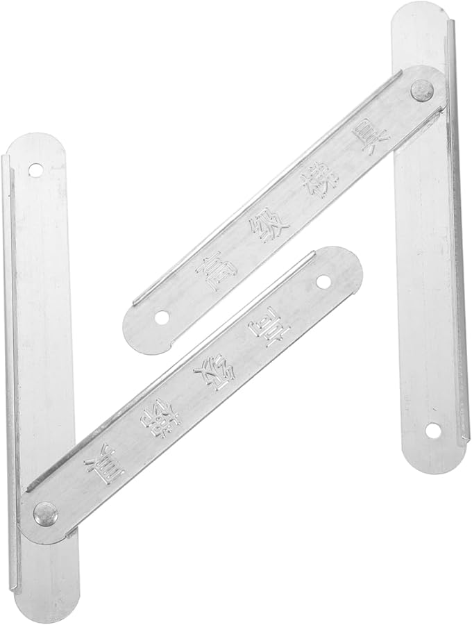 Heavy Duty Aluminum Alloy Step Ladder Hinges Replacement Accessory 2 Pack - Image 2