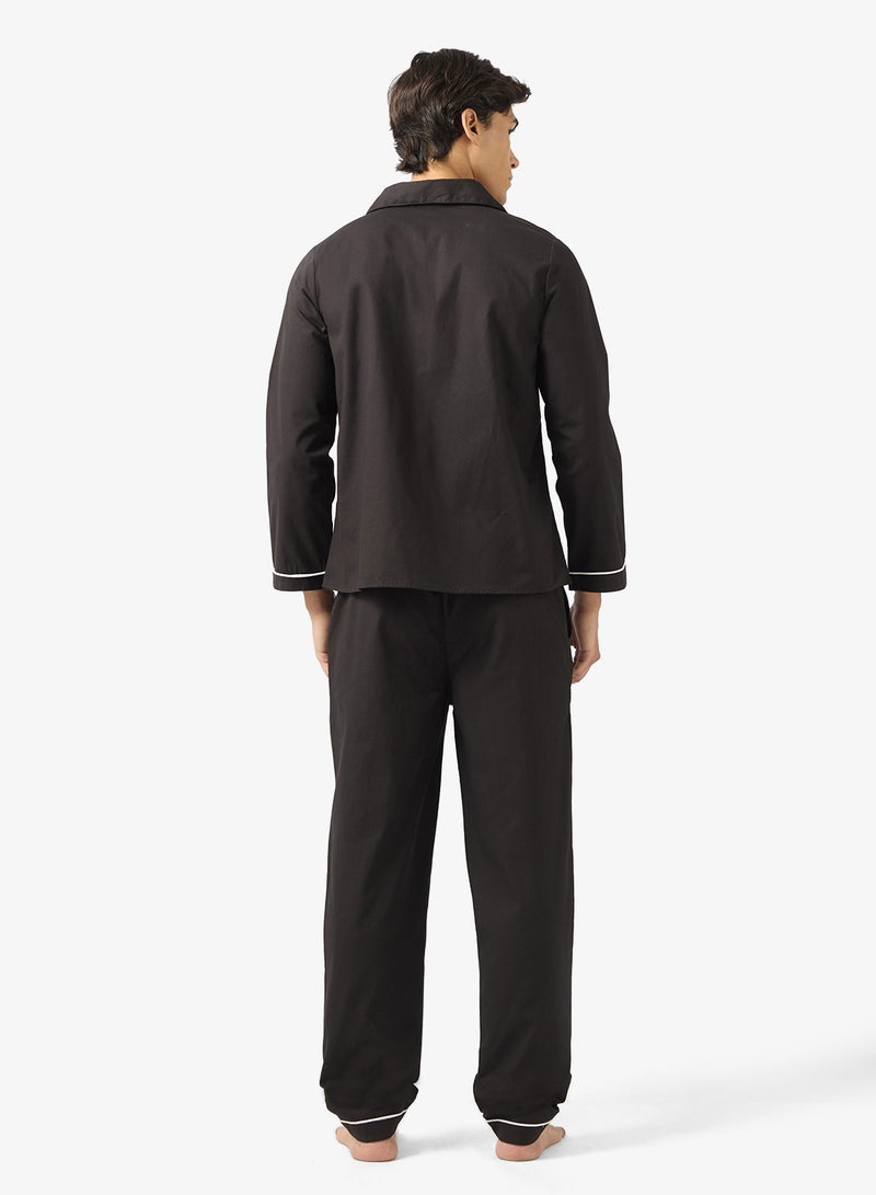 Robert Wood Nightwear Shirt & Pants Set - Image 2