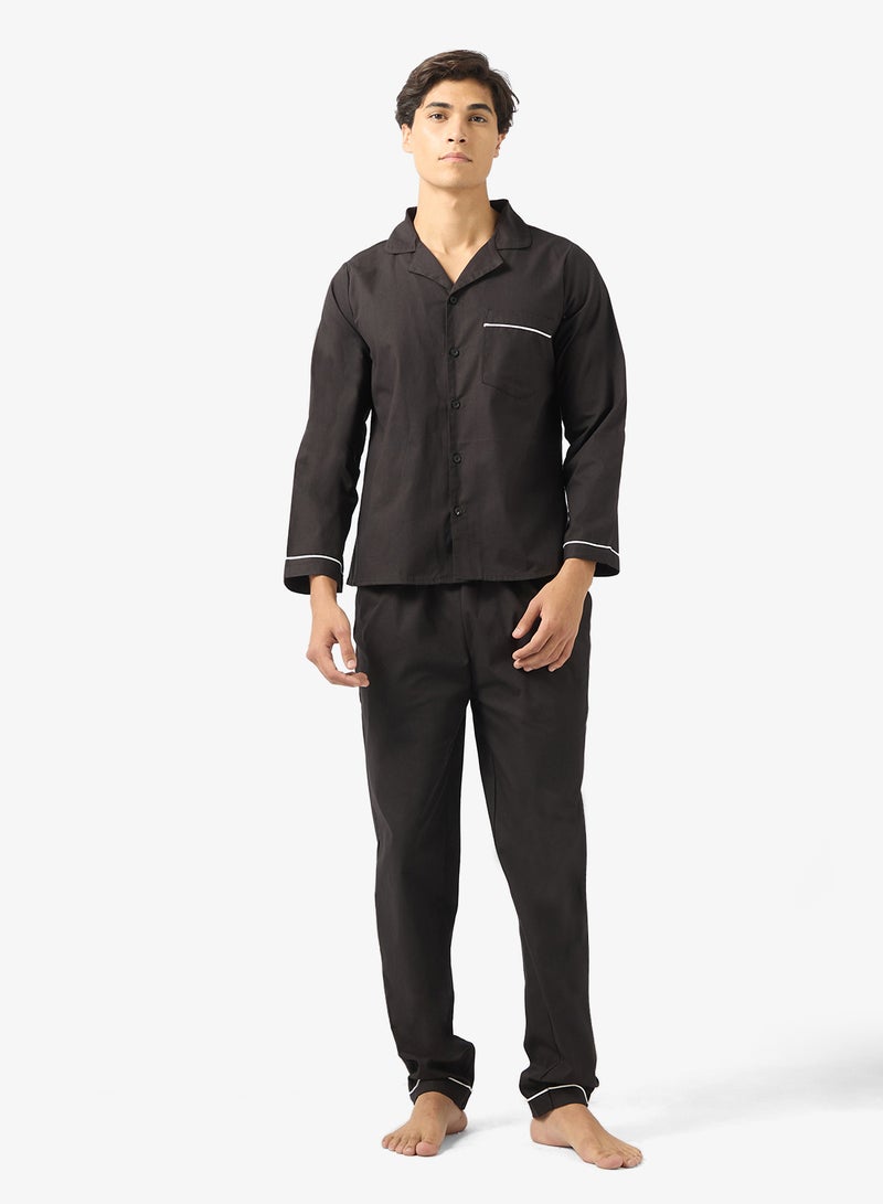 Robert Wood Nightwear Shirt & Pants Set - Image 5