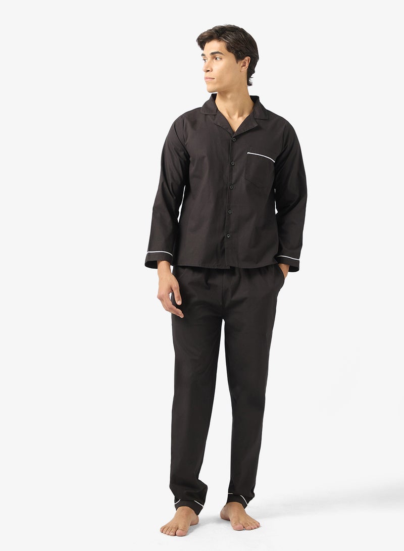 Robert Wood Nightwear Shirt & Pants Set - Image 1