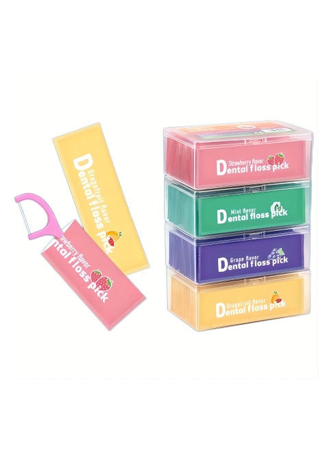 120pcs Portable Flossing, Individually Packaged Dental Floss, Effective Cleaning, Fruity travel must have