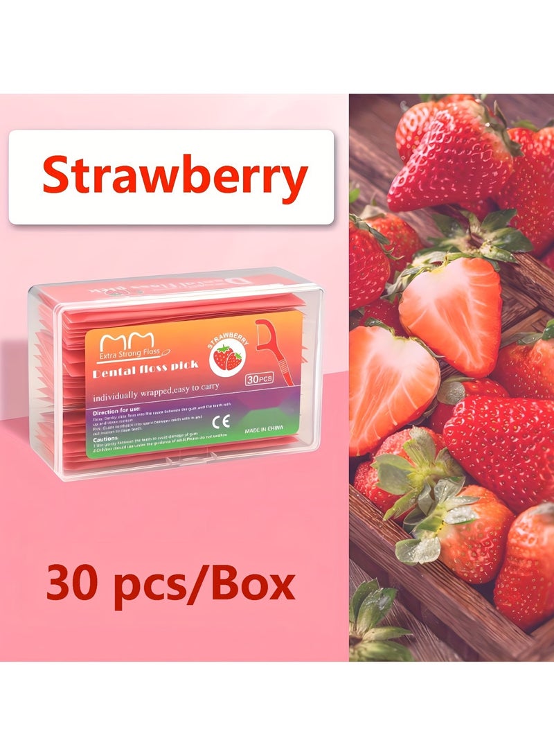 MM 120pcs Portable Flossing, Individually Packaged Dental Floss, Effective Cleaning, Fruity travel must have - Image 5
