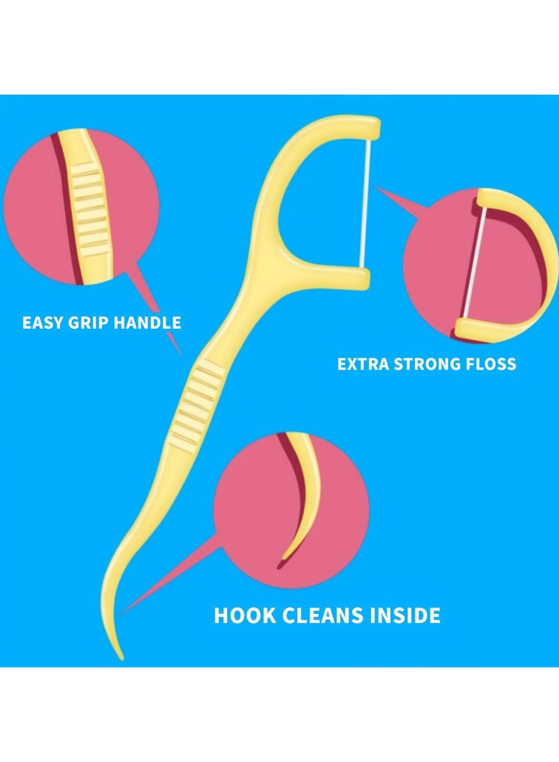 MM 120pcs Portable Flossing, Individually Packaged Dental Floss, Effective Cleaning, Fruity travel must have - Image 3