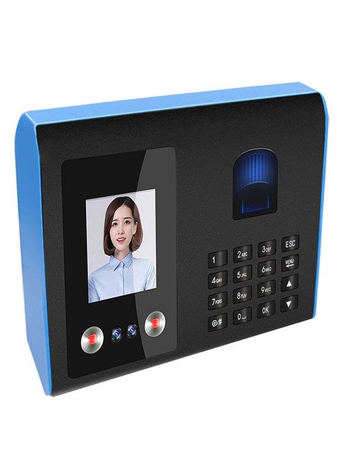 Intelligent Attendance Machine Face Fingerprint Password Recognition Mix Biometric Time Clock for Employees with Voice Broadcast Function Support Multi-language