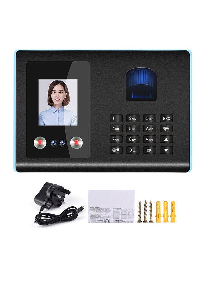 Generic - Intelligent Attendance Machine Face Fingerprint Password Recognition Mix Biometric Time Clock for Employees with Voice Broadcast Function Support Multi-language - Image 1