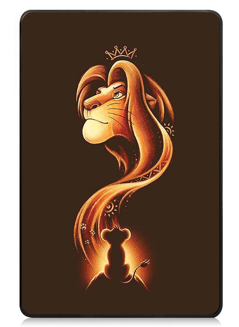 Theodor Protective Flip Case For Realme Pad 2 With Trifold Stand Auto Wake Sleep Shockproof Cover Lion queen - Image 1
