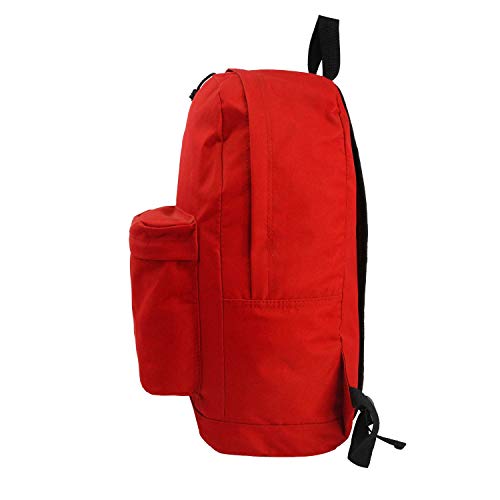 K-Cliffs Classic Bookbag Basic Backpack School Bookbag Student Simple Emergency Survival Daypack 18 Inches - Image 3