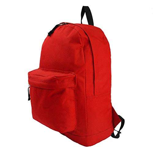 K-Cliffs Classic Bookbag Basic Backpack School Bookbag Student Simple Emergency Survival Daypack 18 Inches - Image 2