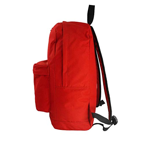 K-Cliffs Classic Bookbag Basic Backpack School Bookbag Student Simple Emergency Survival Daypack 18 Inches - Image 4