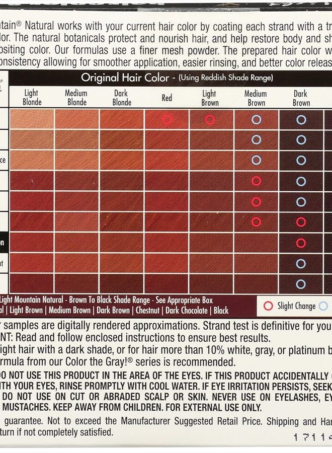 Light Mountain Henna Hair Color & Conditioner, Spicy Cinnamon - Organic Henna Leaf Powder, Pure Botanical Semi-Permanent Hair Color with Conditioning Benefits, 4 Oz - Image 5