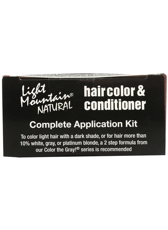 Light Mountain Henna Hair Color & Conditioner, Spicy Cinnamon - Organic Henna Leaf Powder, Pure Botanical Semi-Permanent Hair Color with Conditioning Benefits, 4 Oz - Image 2