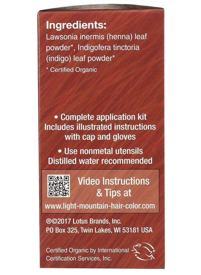 Light Mountain Henna Hair Color & Conditioner, Spicy Cinnamon - Organic Henna Leaf Powder, Pure Botanical Semi-Permanent Hair Color with Conditioning Benefits, 4 Oz - Image 4