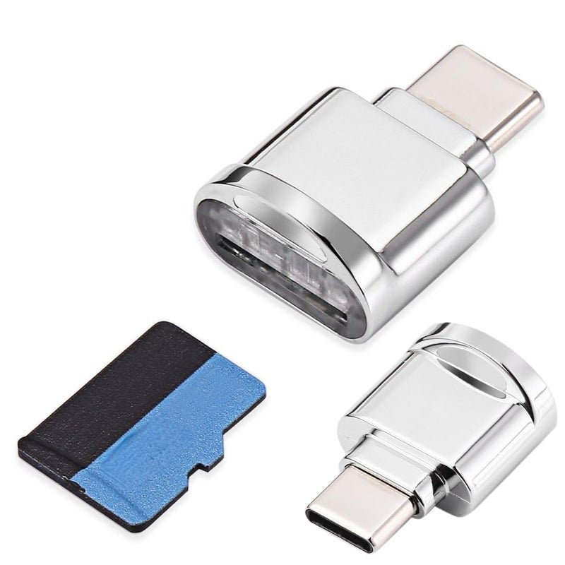 Chenyang CY 2pcs USB Type C USBC to Micro SD SDXC TF Card Reader Adapter for Laptop Cell Phone 2pcsSet - Image 2
