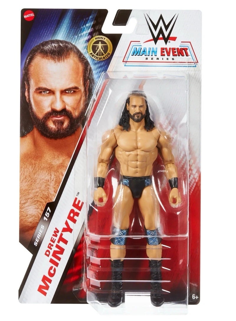 WWE شخصية أكشن درو ماكنتاير من سلسلة WWE الرئيسية-157 JGD36