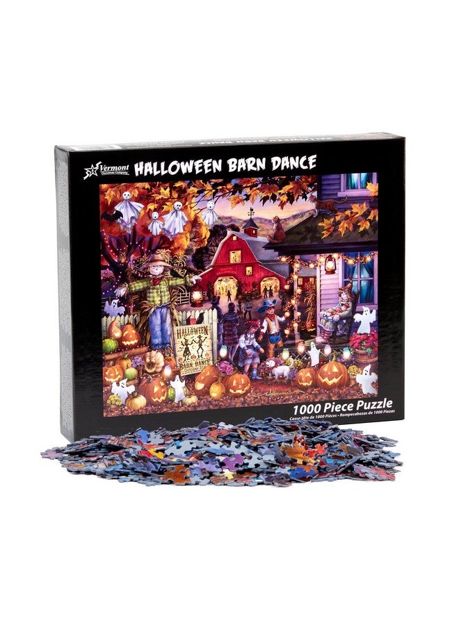 Vermont Christmas Company Halloween Barn Dance Jigsaw Puzzle 1000 Piece - Image 4
