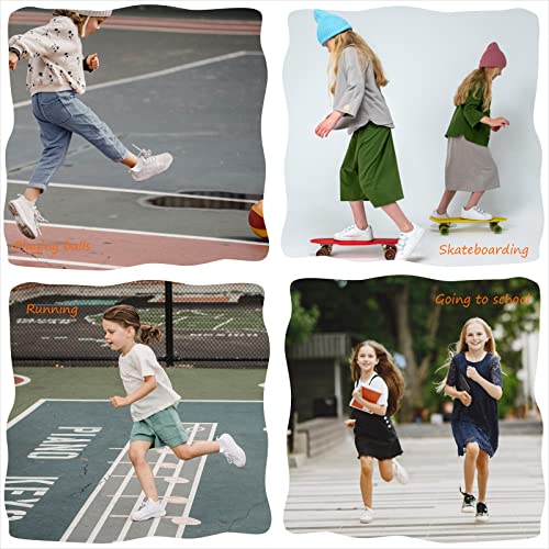 Bemeol Girls Socks 12 Pairs Ankle Athletic Socks Cotton Sports Sock For Little Big Kids(7-10 Years) - Image 5