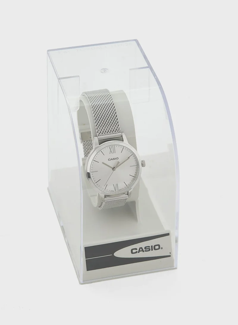 CASIO Steel Strap Analog Watch