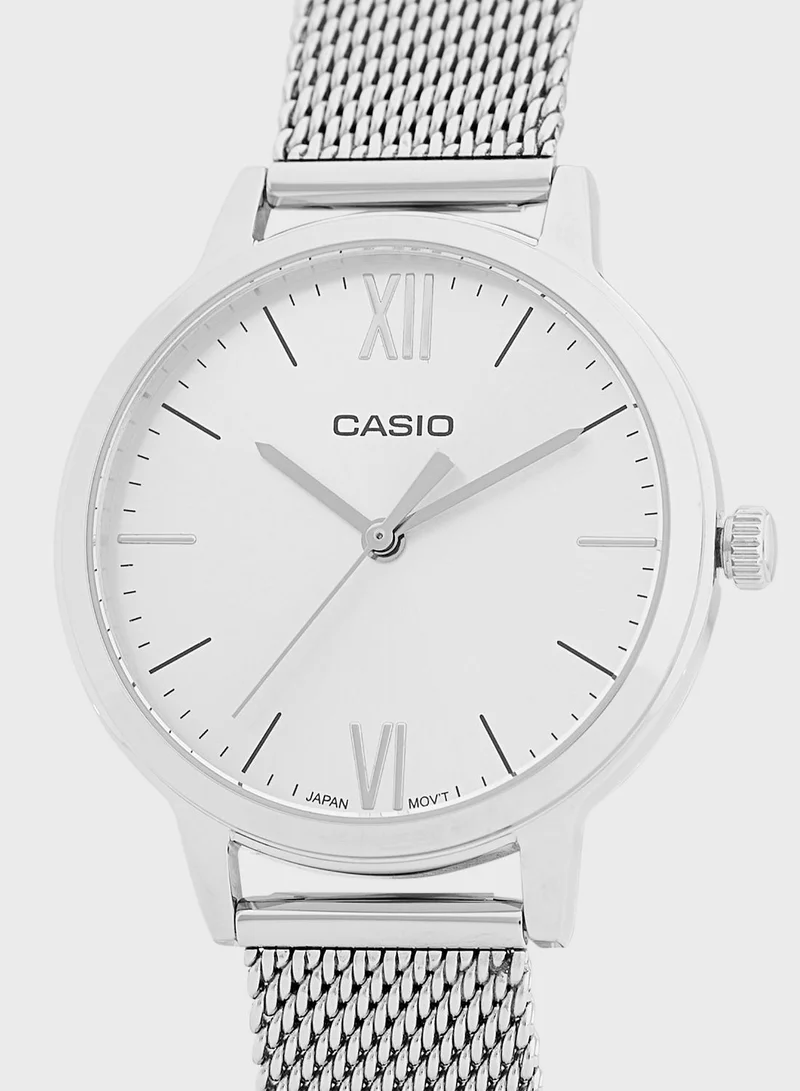 CASIO Steel Strap Analog Watch