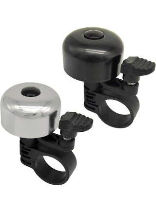 Bike Bell, Cute Mini Bicycle Bell, Crisp Bike Bells for Adults and Kids, Bicycle Bells for Handlebars, Loud Cycling Ring Bell for Road Bike Mountain Bike Scooter - 2 Pack Black Silver - pzsku/ZB0EBF4C54B415CD30FACZ/45/1743851635/84c7f70f-5953-4087-92d3-8c9c10b3fe27