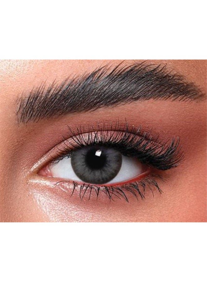 Bella Diamond Glitter Gray 3 Months Disposable Contact Lenses, Colored Contact Lenses, Cosmetic contact lenses, Gray Contact Lenses, Pack Of 2 - Image 1