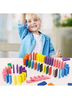 VGRASSP 120 PCS Super Domino Blocks, 12 Colors Bulk Wooden Dominoes - Building Block Tile Game Racing Educational Toy for Kids Birthday Party Favor - pzsku/ZB0EC18C06183056842C4Z/45/_/1737806407/3f4b6008-27c5-4d67-9688-98758490cd21