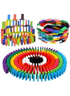 VGRASSP 120 PCS Super Domino Blocks, 12 Colors Bulk Wooden Dominoes - Building Block Tile Game Racing Educational Toy for Kids Birthday Party Favor - pzsku/ZB0EC18C06183056842C4Z/45/_/1737806409/2bb435f5-497d-4600-be71-ccda646f4857