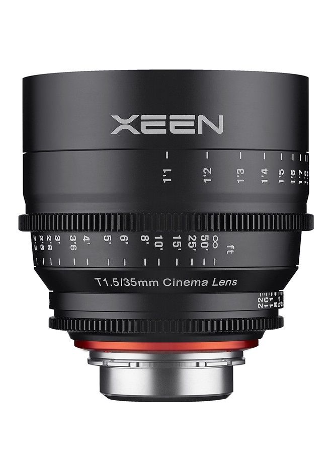 Rokinon Xeen XN35-C 35mm T1.5 Professional Cine Lens for Canon EF (Black) - Image 2
