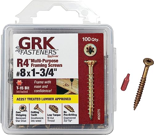 GRK 772691020758 8 R4 Screw X 1-3/4", Color, 100 Count - Image 5