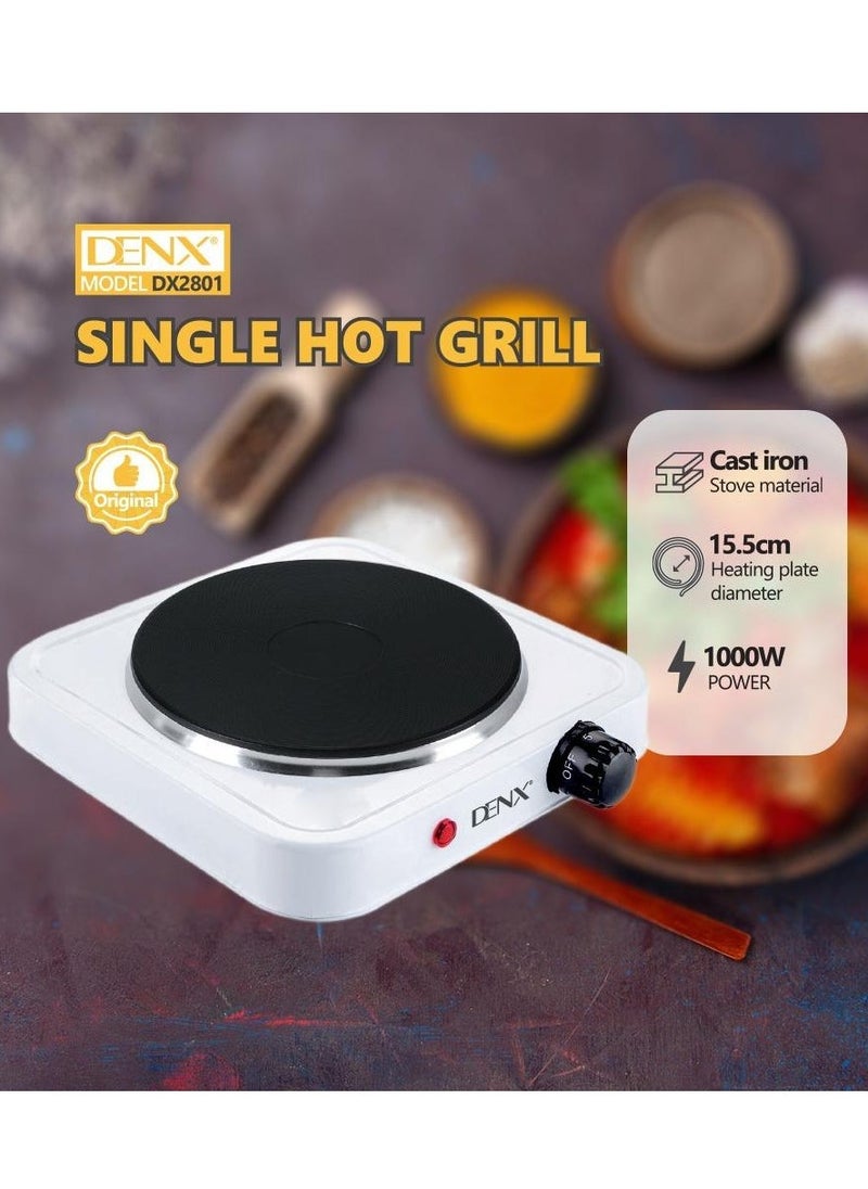 Denx Dx2801 Electric Stove 1000W - Image 1