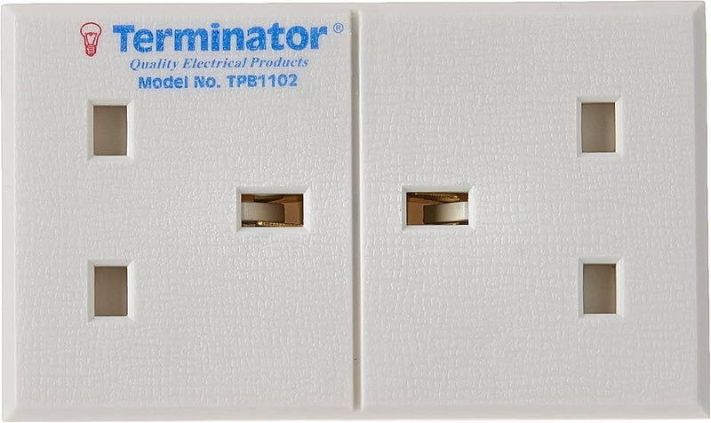 Terminator 13Amp Rewirable Extension Trailing Socket with Power Indicator and Replaceable Fuse (2 Way UK) - Image 1