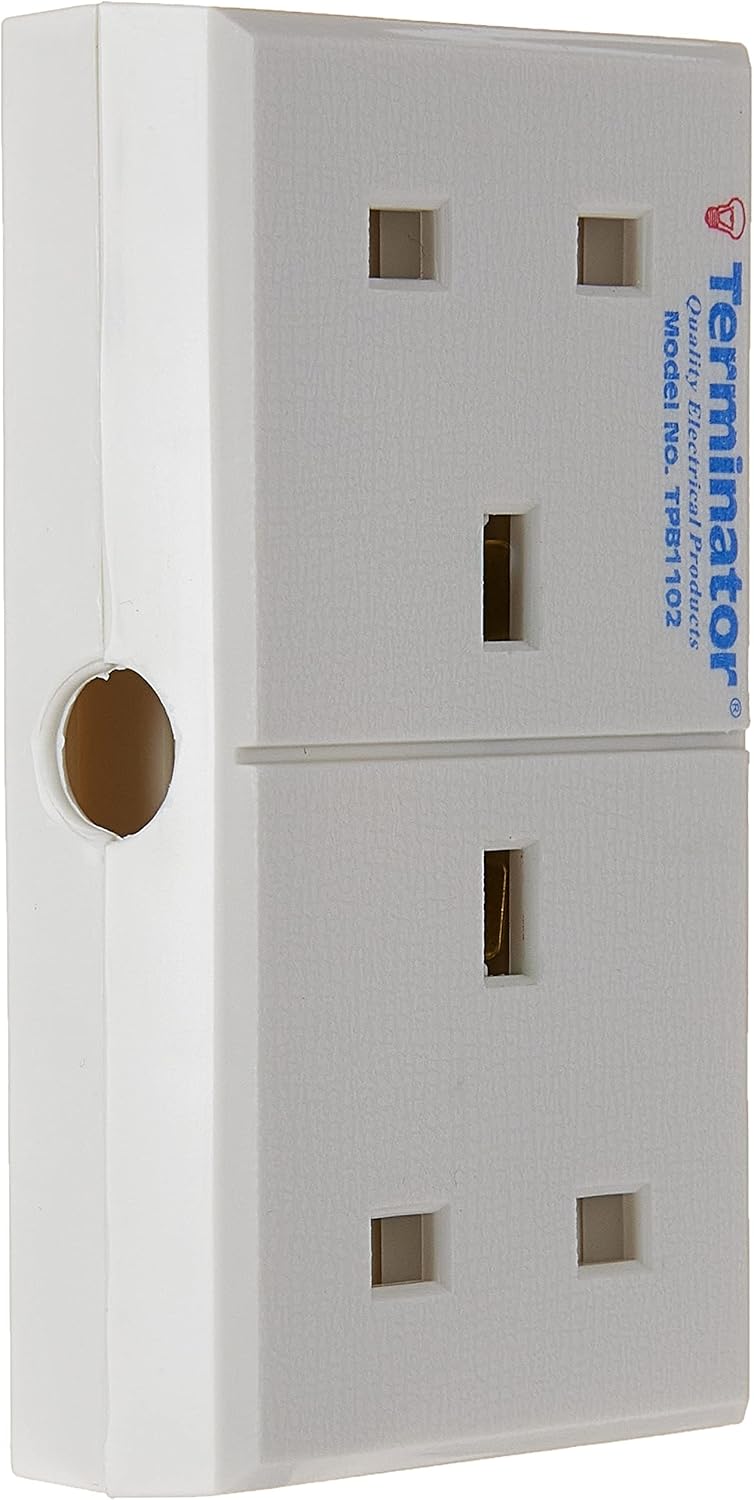 Terminator 13Amp Rewirable Extension Trailing Socket with Power Indicator and Replaceable Fuse (2 Way UK) - Image 3