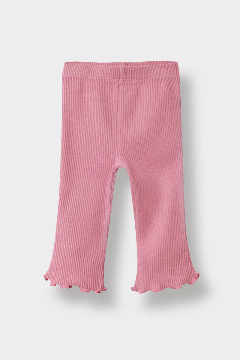 DeFacto Pink BabyGirl Baby Girl Barbie Sweatshirt Leggings 2 Piece Set Casual - Image 2