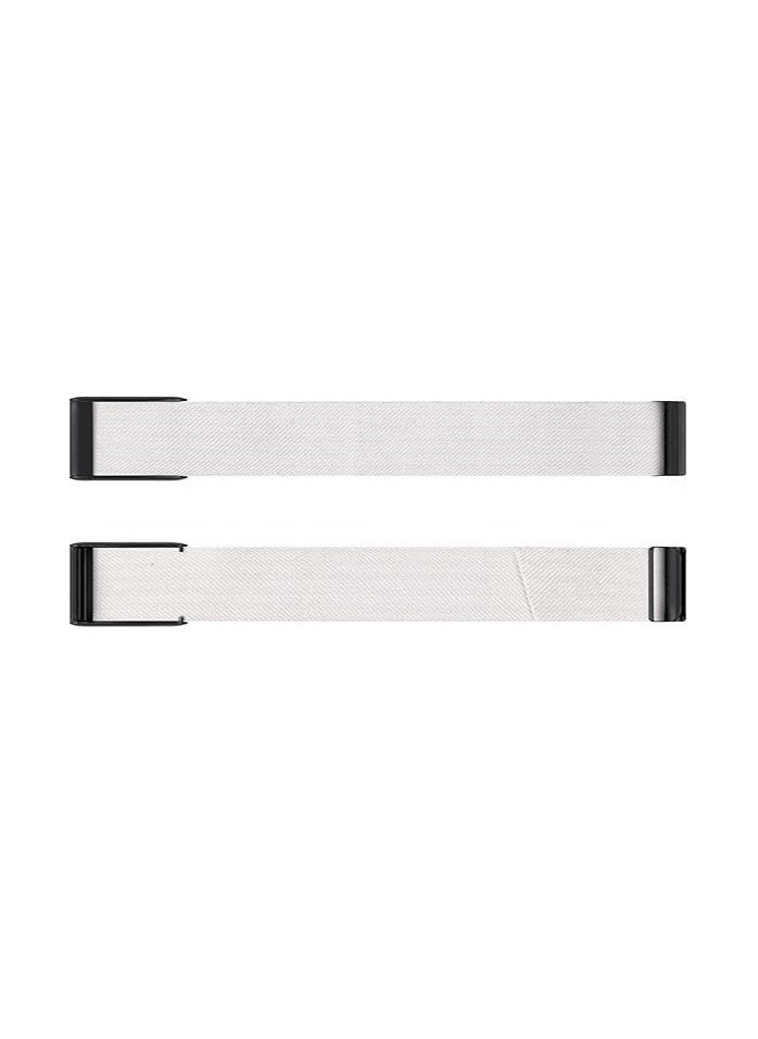 Generic - Wristband strap for WHOOP Band 4.0 Stretchy Nylon Bands Enhanced Performance Comfort and Durability Easy to Use and Adjustable Compatible with the Whoop Replacement Wrist Bands (White) - Image 1