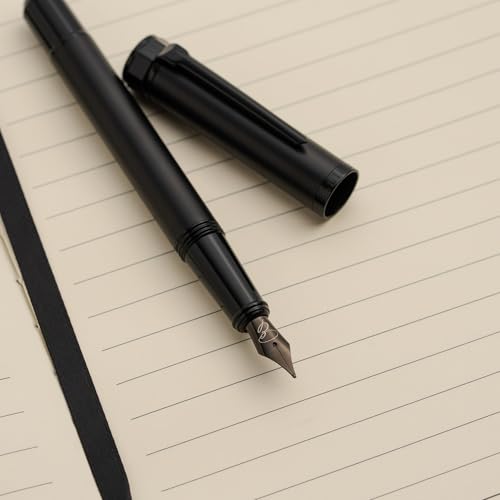 Ellington Pens Pocket Size Fountain Pen Medium Nib 12cm Compact Luxury Mini Pen Ink Converter 3 Cartridges Sleek Finish Ideal for Travel Journaling Gifting - Image 3