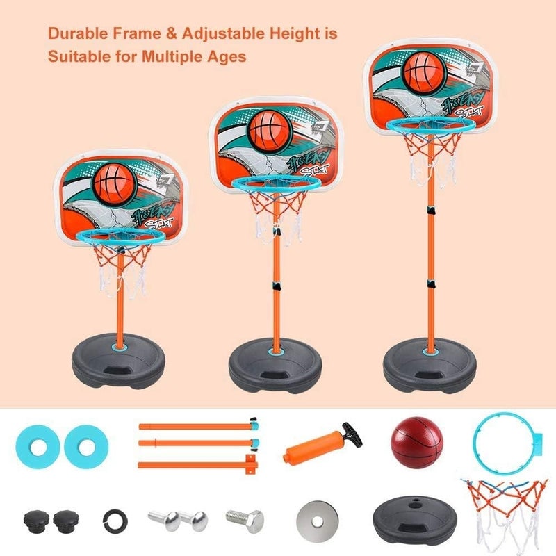 كينج سبورت مجموعة لعبة كرة السله مع ستاند الشبكة 160 سم - LQ1902 - Image 2